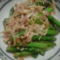 介心庭's cooksnap of when they made アスパラベーコンのレモンバター炒め.