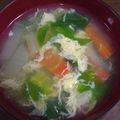 ゆりYO船長's cooksnap of when they made ぽかぽか♪白菜とホタテのスープ.
