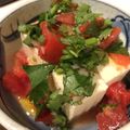 yayo34's cooksnap of when they made 簡単！トマトとパクチーのエスニック冷奴.