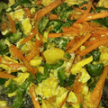 かぁる１２１４'s cooksnap of when they made ピーマンと人参と卵の味噌炒め☆.