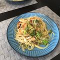 yuki7mizu's cooksnap of when they made 簡単♪ねぎ塩鶏の和風パスタ☆.