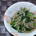 みがつくひと's cooksnap of when they made やみつき！春菊とえのきのナムル.