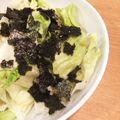 tomo8686's cooksnap of when they made レタスと海苔だけで美味しいサラダ.