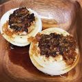 ♡きのこいぬ♡'s cooksnap of when they made 新たまねぎの肉詰め.