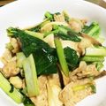 チャン☆テソン's cooksnap of when they made チンゲン菜と豚肉・エリンギの餡かけ炒め.