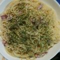 ビビとさっちん's cooksnap of when they made イカの塩辛と牛乳のスープパスタ.