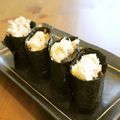 るるおか's cooksnap of when they made おかかとクリームチーズの軍艦巻き.