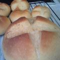 ｋ・ｍ・おかーちゃん's cooksnap of when they made いつもの田舎パン(HBで1次発酵まで).