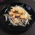 hirose11's cooksnap of when they made 豚こましょうが焼☆もやしにんにくソテー.