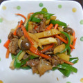 SoraｰRyu's cooksnap of when they made 豚肉とタケノコの野菜炒め.