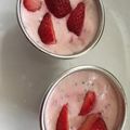 シェリもも母ちゃん's cooksnap of when they made 苺のクリームチーズ プリン.