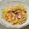 がりさん's cooksnap of when they made タケノコときのこのペペロンチーノ.