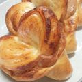 ☆kaoppe☆'s cooksnap of when they made ハートの♡きなこロールパン.
