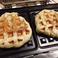 みゃじま's cooksnap of when they made 抹茶のベルギーワッフル（リエージュ）.