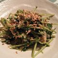 クックIZTM9E☆'s cooksnap of when they made 旨い！豆苗とツナのこんぶ茶和え.