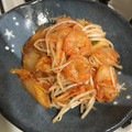 サビねこ's cooksnap of when they made エビとモヤシのキムチ炒め.