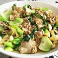 ＬＯＶＥ．ｋｔｒｒ's cooksnap of when they made 豚コマとチンゲン菜の中華炒め.