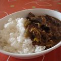 やぶき's cooksnap of when they made 合う合う♪なすとししとうのカレー.