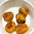 yodaiking's cooksnap of when they made かぼちゃのチーズボール.