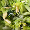 casaloca's cooksnap of when they made キャベツと小松菜とジャコの和え物.