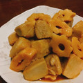 yuchin☆☆'s cooksnap of when they made 海老芋とちくわぶの甘辛煮.