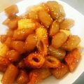 なちゅのおかん's cooksnap of when they made こんにゃくとちくわのコチュジャン煮.