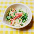 カレンガール's cooksnap of when they made 貝割れとカニカマのマヨマスサラダ♬.