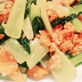 おかめー's cooksnap of when they made 簡単☆小松菜と挽き肉の中華風味噌炒め.