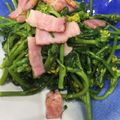 ☆えりんこ☆★'s cooksnap of when they made 菜の花とベーコンのペペロンチーノ風炒め♪.