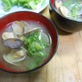 しのばぁたん's cooksnap of when they made あさりがふっくら～食べるあさりのお味噌汁.