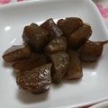 くーこぷ's cooksnap of when they made 超簡単！こんにゃくのピリ辛炒め.