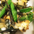 しちみママ's cooksnap of when they made きぬさやとわらびの卵とじ.