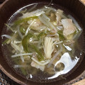 HomaRuu's cooksnap of when they made 胡麻油で簡単♪豚肉と もやしの中華スープ.