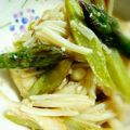 ⭐とっくん⭐'s cooksnap of when they made アスパラとえのきの醤油マヨ炒め.
