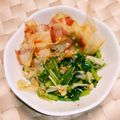 ようこ1220's cooksnap of when they made 春の味覚☆セリとえのき茸のお浸し.