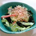 mayuyuキッチン's cooksnap of when they made 新わかめとレタスとカニカマのポン酢和え♪.