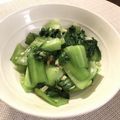 Machiyuri's cooksnap of when they made 本格的に作るチンゲンサイの炒めもの.