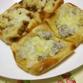 ともこキッチン's cooksnap of when they made 糖質オフ！シラスとチーズのお揚げピザ.