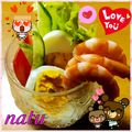 なっちゃん散歩's cooksnap of when they made おもてなしに♡簡単グラスのシーザーサラダ.