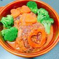 ゆんch's cooksnap of when they made 簡単美味しい❤煮込みハンバーグ.