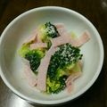 kirinda's cooksnap of when they made ブロッコリーとベーコンの粉チーズ和え.