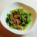 宝美空's cooksnap of when they made レンジで小松菜とツナの和物.