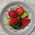 イチゴ、イチゴ。's cooksnap of when they made きゅうりとトマトのサラダ.