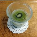 プルンバゴ's cooksnap of when they made 完熟キウイのやわらか寒天ゼリー♪.