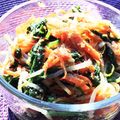 グリーンルバーブ's cooksnap of when they made ほうれんそう・もやし・にんじんの三色和え.