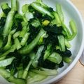 MofeMofee's cooksnap of when they made タアサイの豆板醤漬け.