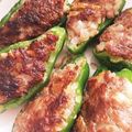 ふたば◎'s cooksnap of when they made 簡単！ピーマンの肉詰め.