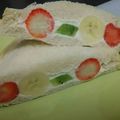 ponta606's cooksnap of when they made おっきな苺とキウイのフルーツサンド♪.
