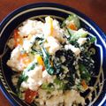 桜春花's cooksnap of when they made 豆腐の簡単白和え♬胡麻大葉で胃に優しい♡.