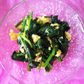 なこさま's cooksnap of when they made 春の彩り〜ほうれん草とたまごの菜種和え♪.